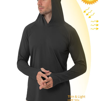 Lightweight UPF50+ Sun Protection Hoodie for Outdoor Activities