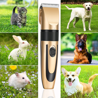 Cordless Rechargeable Pet Trimmer for Grooming Cats & Dogs