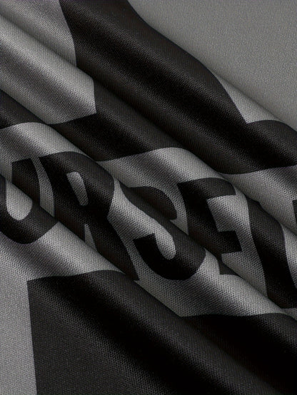 Color Block Casual Men's 2-Piece Outfit Set for Fall/Winter