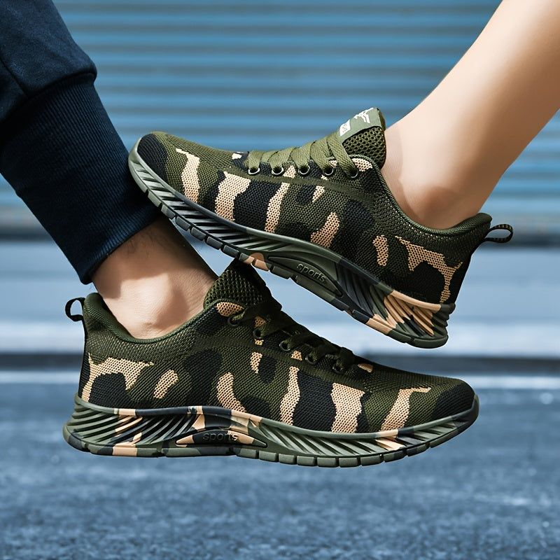 Fashion-Forward Camouflage Sneakers with Ultra-Comfort Fit