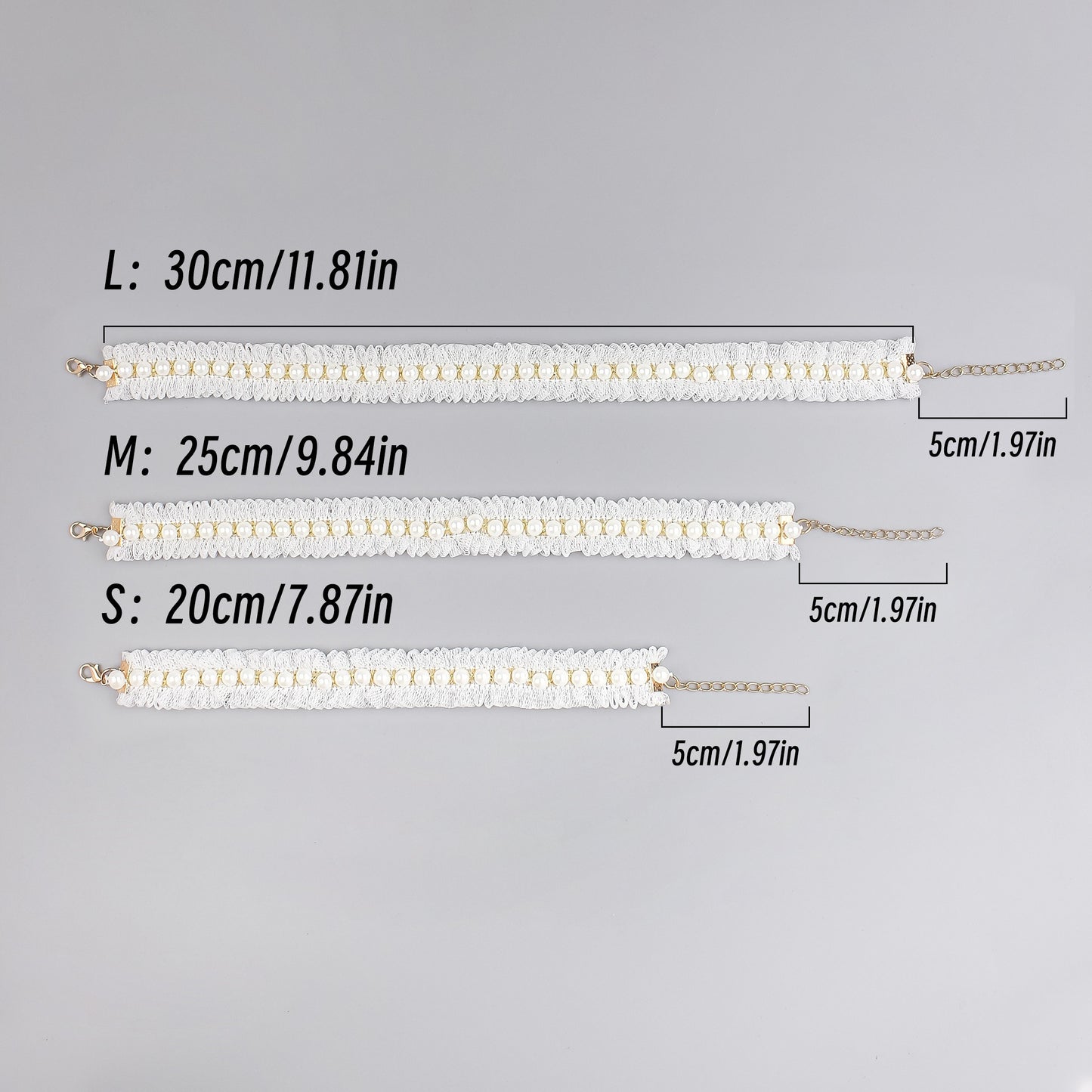 Elegant Pearl and Lace Adjustable Pet Collar for Stylish Pets