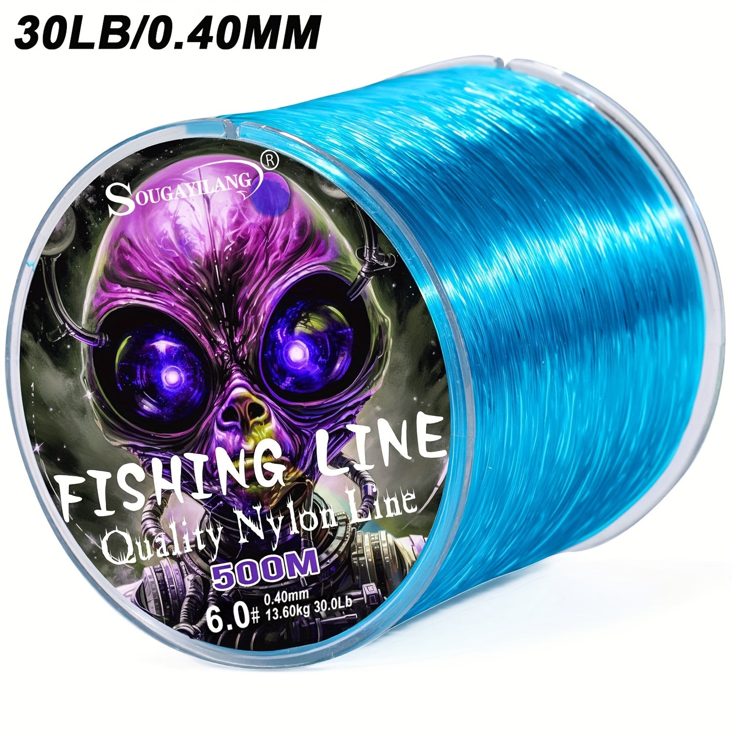 Ultra-Durable Nylon Fishing Line, Abrasion-Proof 547yds