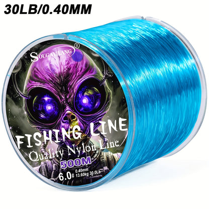 Ultra-Durable Nylon Fishing Line, Abrasion-Proof 547yds