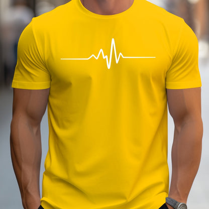 Men's Casual Graphic Print Short Sleeve T-shirt Summer Style