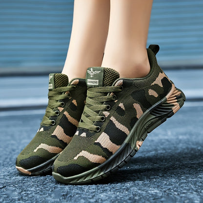 Fashion-Forward Camouflage Sneakers with Ultra-Comfort Fit