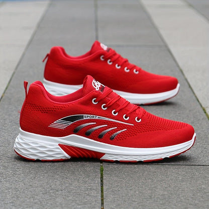 Breathable Low Top Striped Sneakers for Active Lifestyles