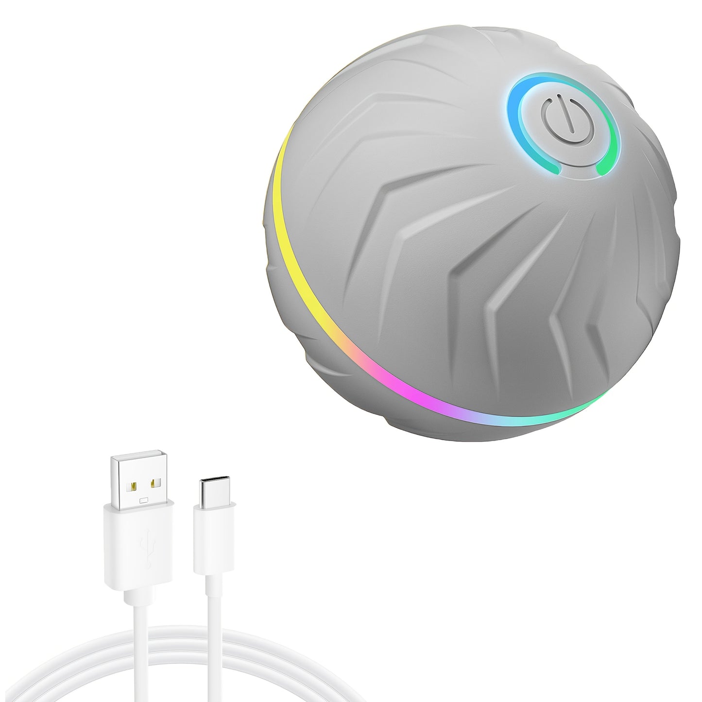 Rechargeable Interactive Pet Ball for Active Dogs and Cats