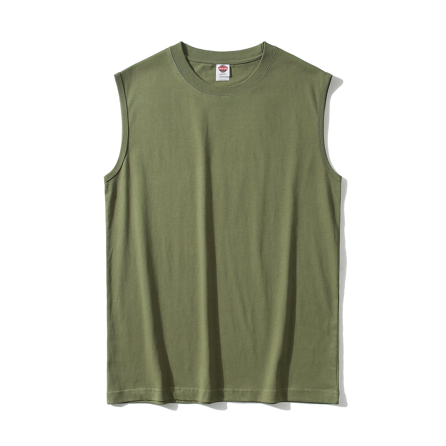 Men's Cotton Crew Neck Tank Top for Summer Wear