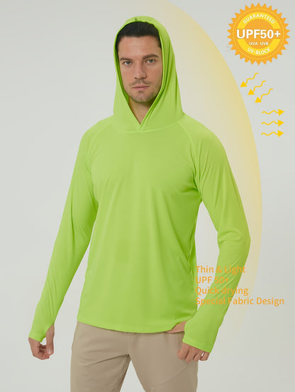Lightweight UPF50+ Sun Protection Hoodie for Outdoor Activities