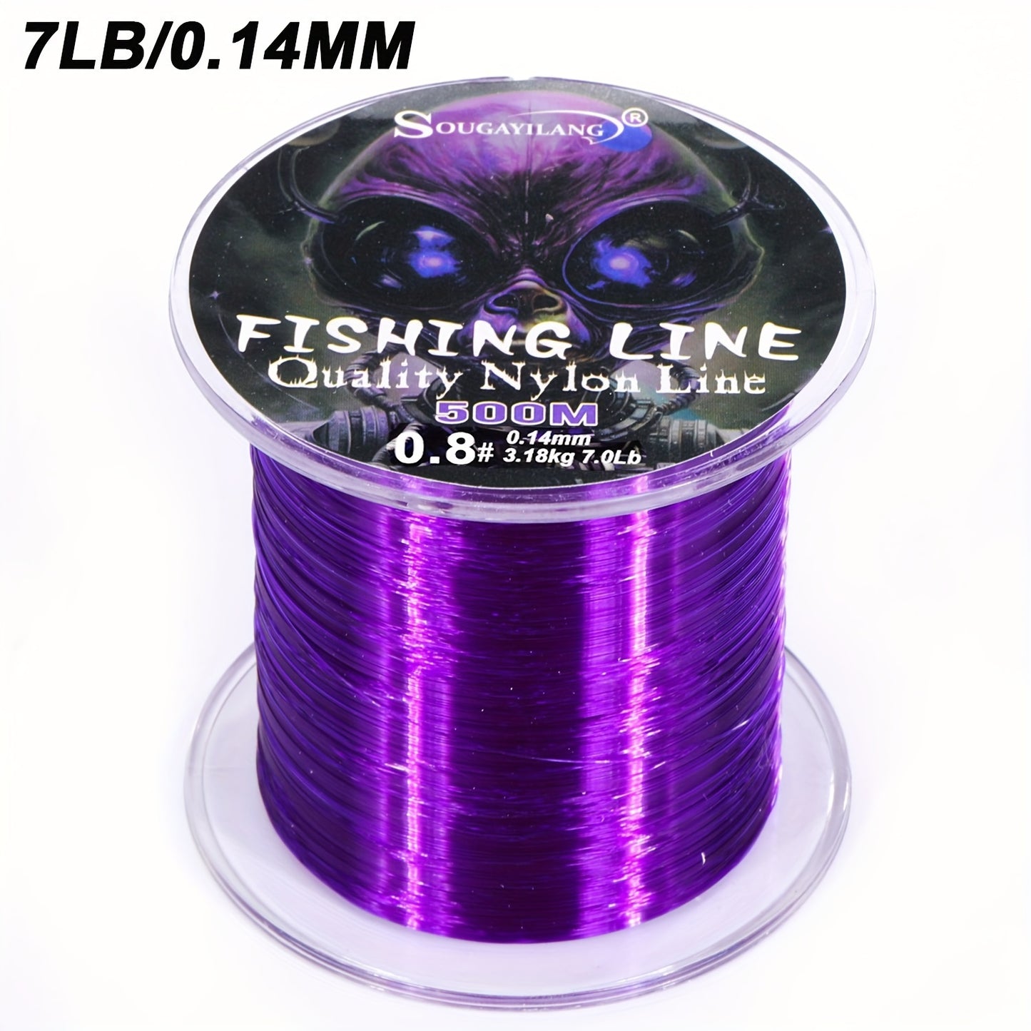 Ultra-Durable Nylon Fishing Line, Abrasion-Proof 547yds