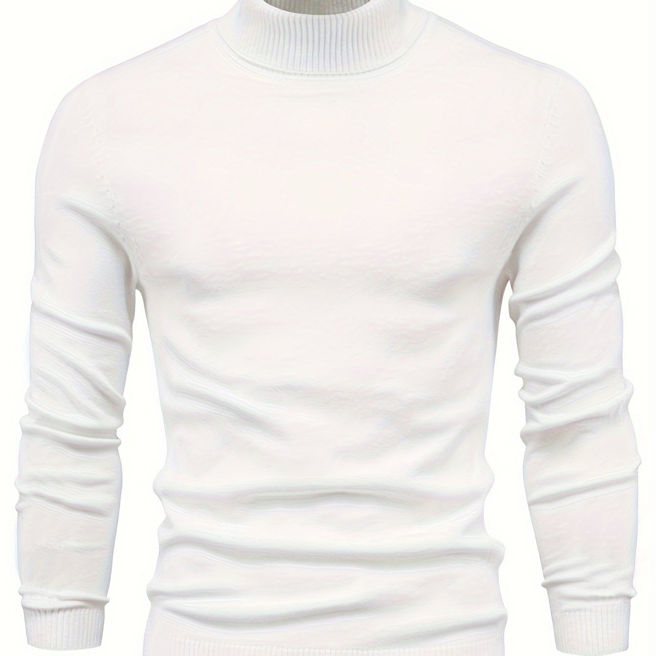 Men's Thermal Long Sleeve High Neck Tops for Ultimate Comfort