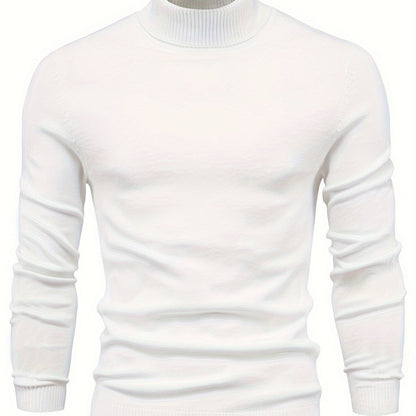 Men's Thermal Long Sleeve High Neck Tops for Ultimate Comfort