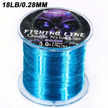 Ultra-Durable Nylon Fishing Line, Abrasion-Proof 547yds