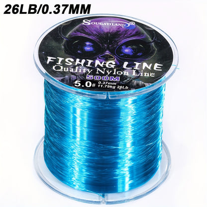 Ultra-Durable Nylon Fishing Line, Abrasion-Proof 547yds