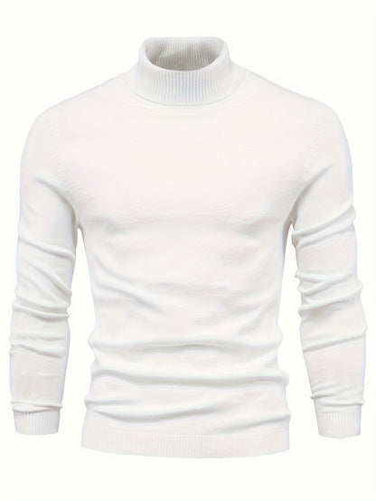 Men's Thermal Long Sleeve High Neck Tops for Ultimate Comfort