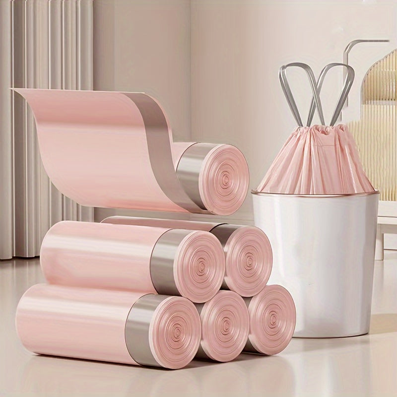 Extra Thick Drawstring Trash Bags - 50 Durable Packs