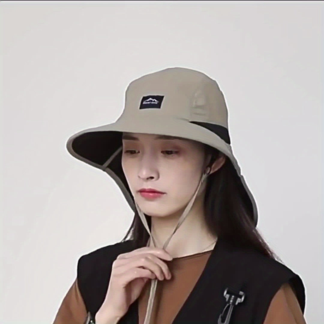 Fashionable Men's Sun Hat - Breathable, Hand Washable, Navy