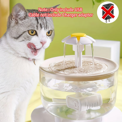 Whisper Quiet 1.5L Pet Water Fountain for Cats & Small Pets