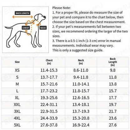 Reversible Dog Raincoat, Adjustable, Duck Print