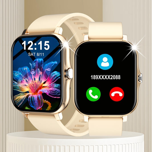 Full-Touch Screen Smartwatch with Silicone Strap for All