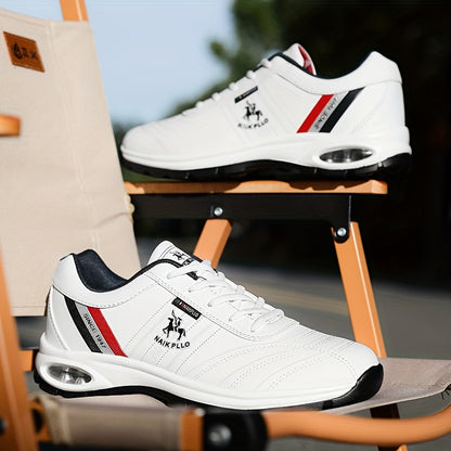 Plus Size Men's Sneakers with Air Boost, Non-Slip Grip