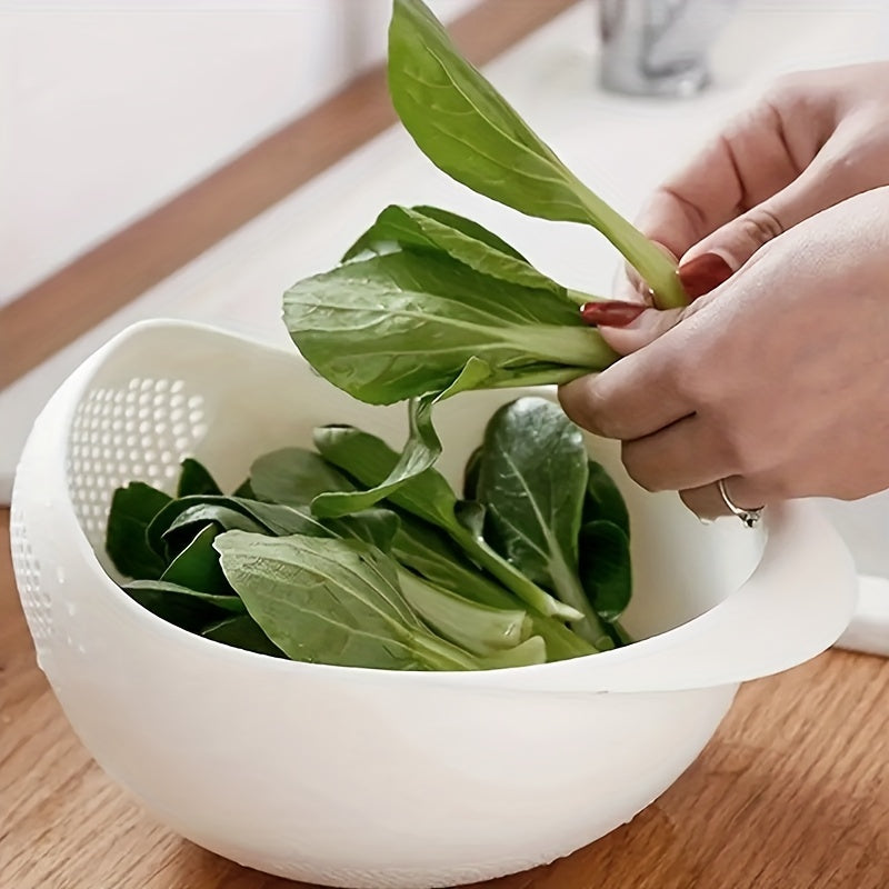 Space-Saving Multi-Functional Kitchen Washing Basket Basin