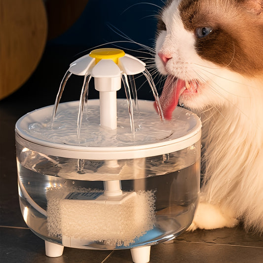 Whisper Quiet 1.5L Pet Water Fountain for Cats & Small Pets