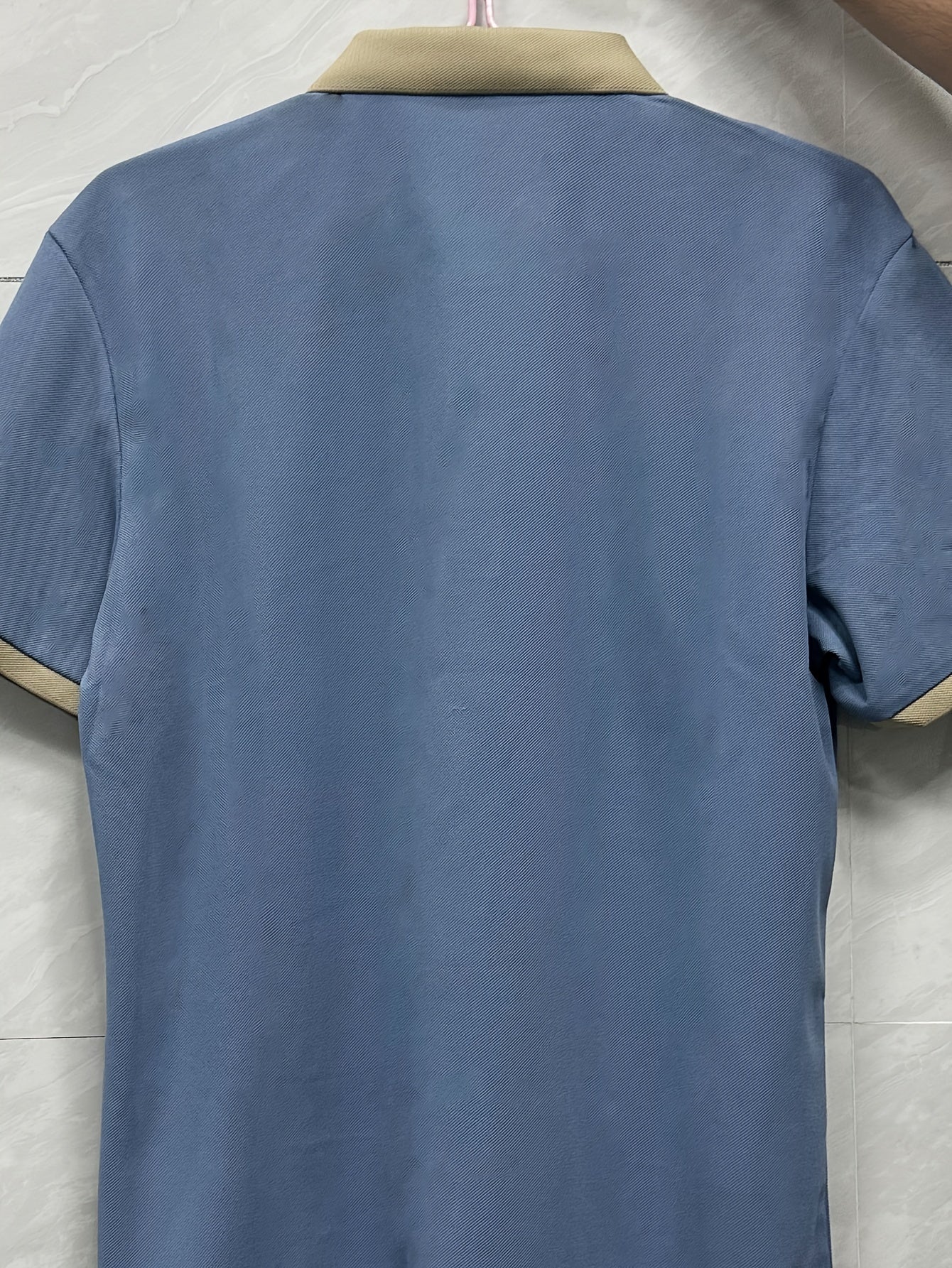 High-End Embroidered Men's Polo Shirt for Summer Style