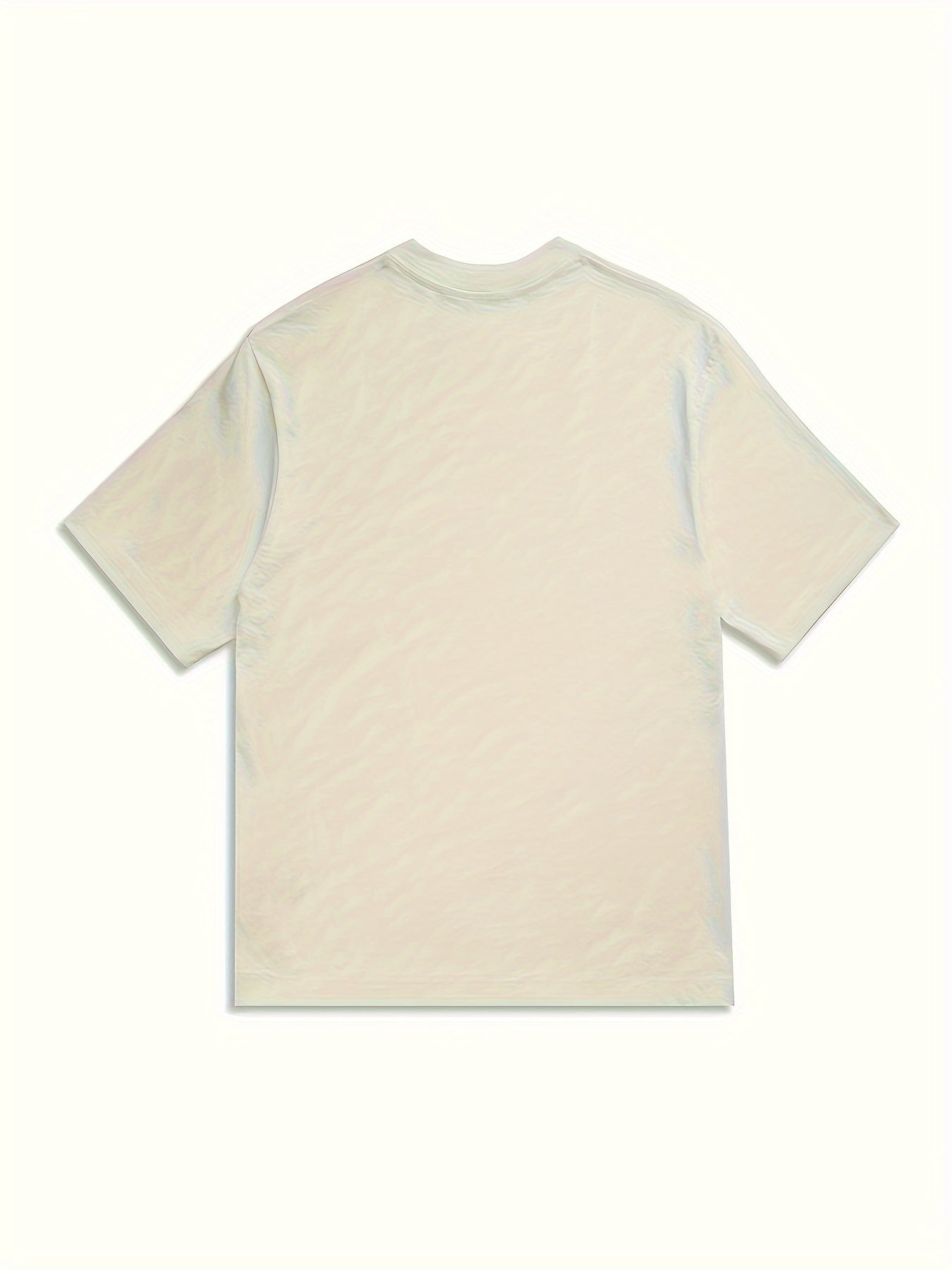 Men's Casual Cotton Blend Crew Neck T-Shirt for Outdoors