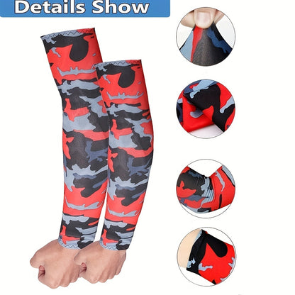 Cooling Arm Sleeves 2pcs - Durable Sportswear for All Activities