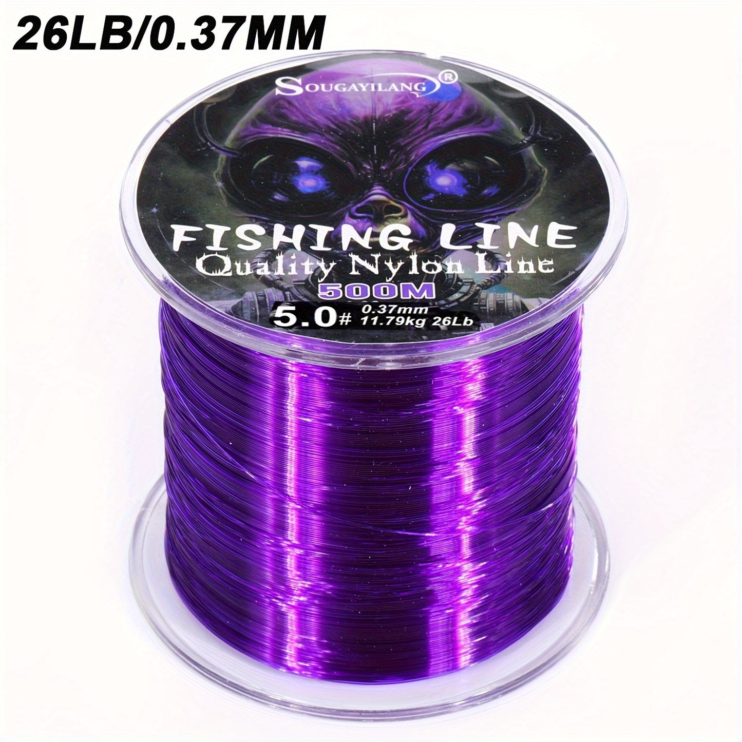 Ultra-Durable Nylon Fishing Line, Abrasion-Proof 547yds