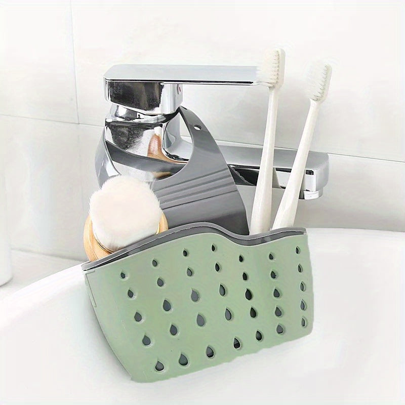 Adjustable Sink Sponge Rack for Easy Kitchen Organization