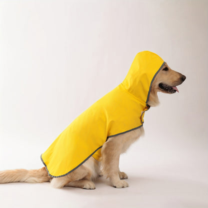 Reversible Dog Raincoat, Adjustable, Duck Print