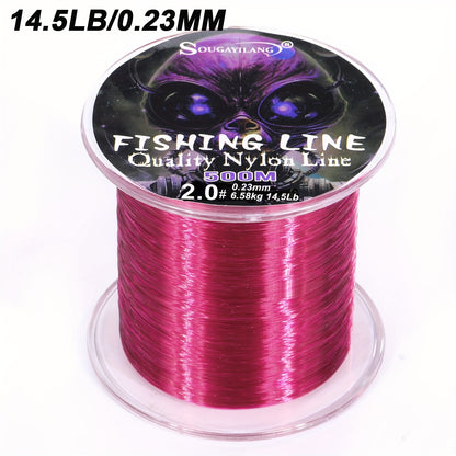 Ultra-Durable Nylon Fishing Line, Abrasion-Proof 547yds