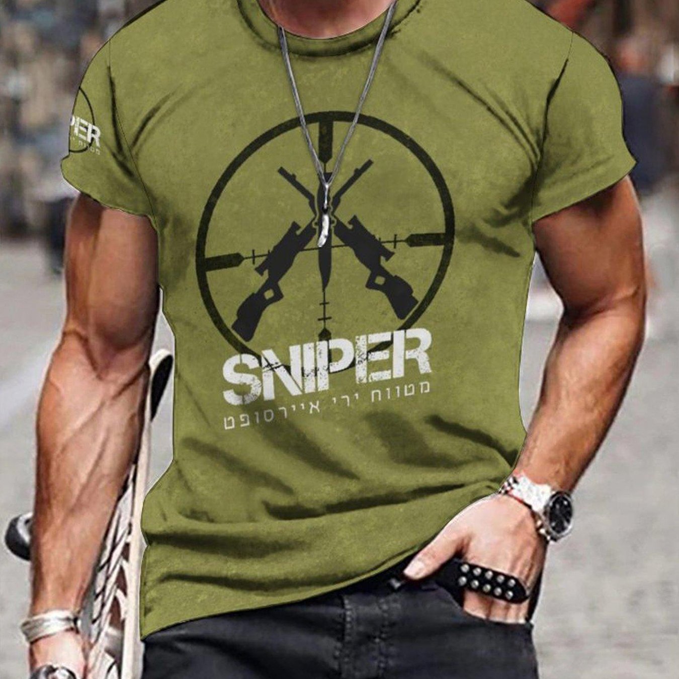 Men's Graphic Design T-Shirt for Casual Summer Comfort