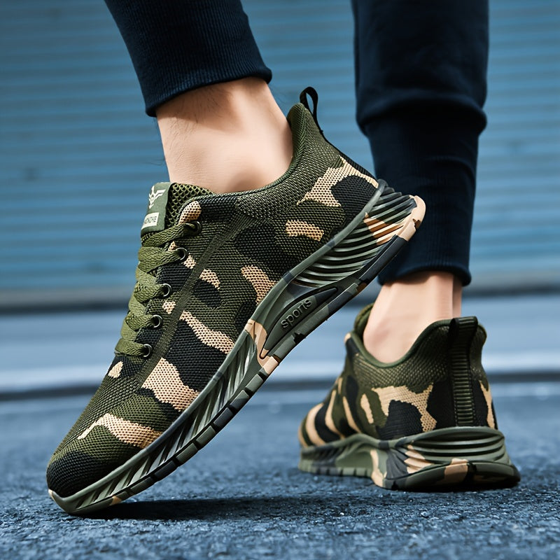 Fashion-Forward Camouflage Sneakers with Ultra-Comfort Fit