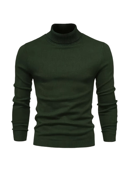 Men's Thermal Long Sleeve High Neck Tops for Ultimate Comfort