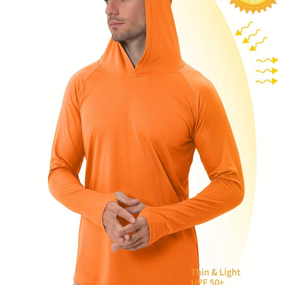 Lightweight UPF50+ Sun Protection Hoodie for Outdoor Activities