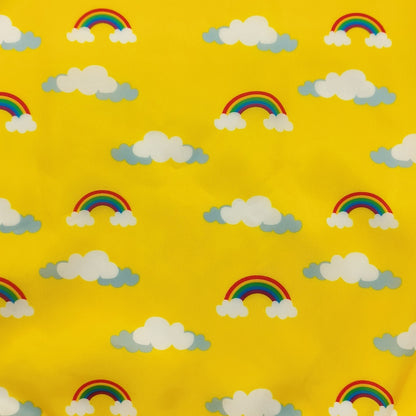 Reversible Dog Raincoat, Adjustable, Duck Print