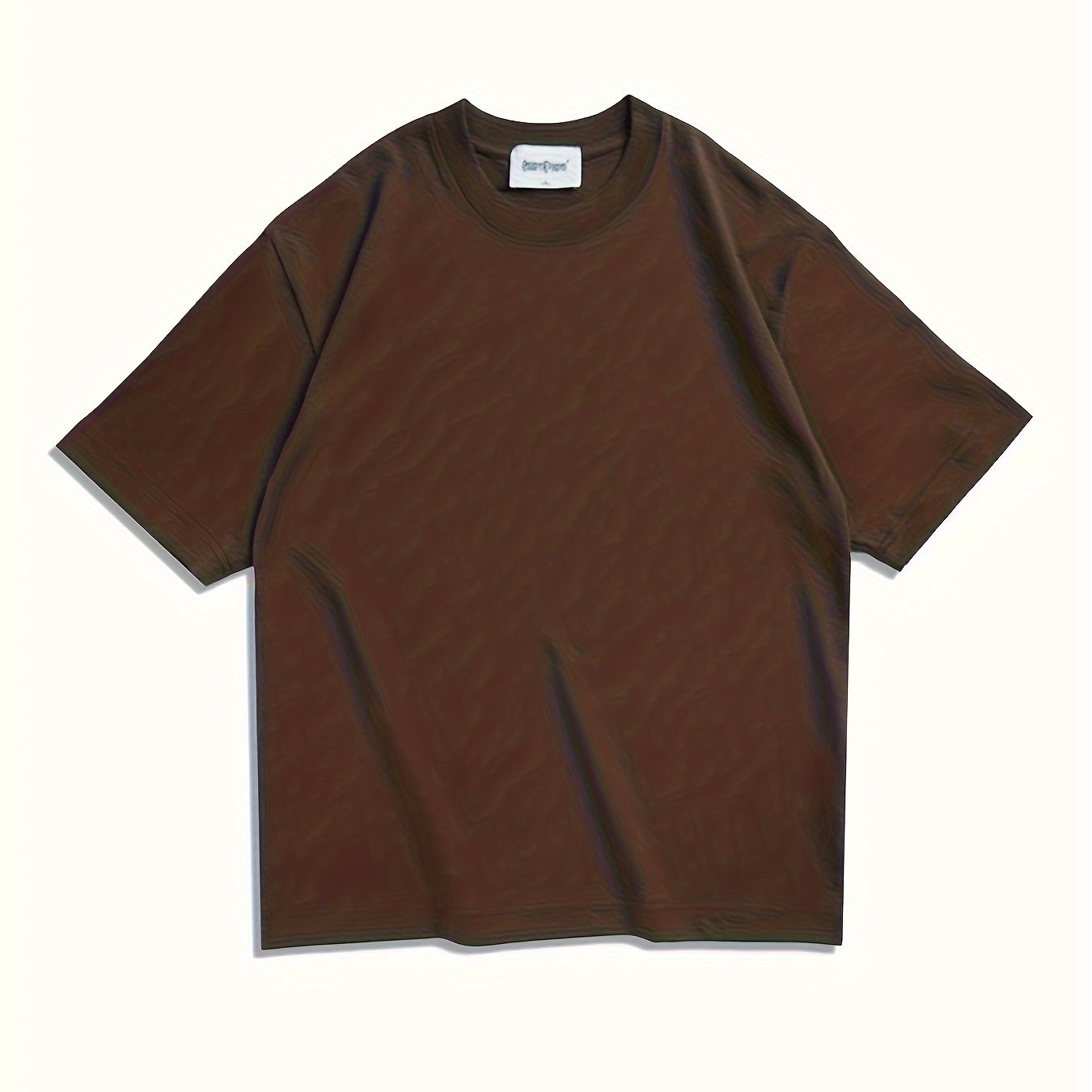 Men's Casual Cotton Blend Crew Neck T-Shirt for Outdoors