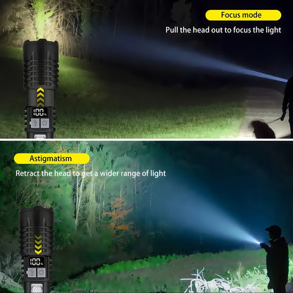 Ultra-Bright 2-Pack Rechargeable LED Flashlights with 5 Modes