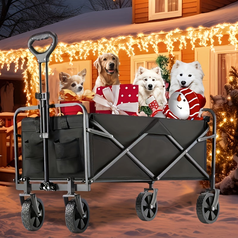 Heavy-Duty Collapsible Wagon for All-Terrain Transport