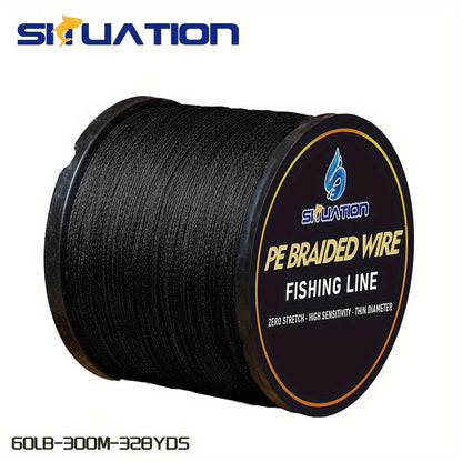 Ultra-Durable 4-Strand PE Braided Fishing Line 500M 100 LB Test