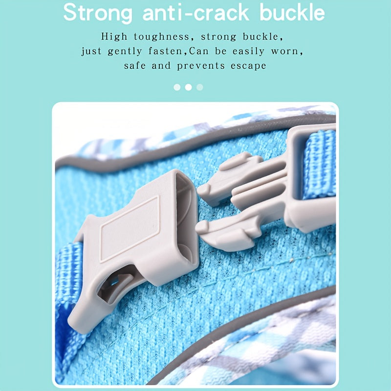 360-Degree Reflective Safety Vest Dog Leash for Active Pets