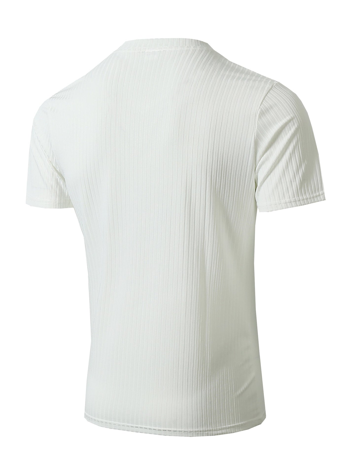 HookUpCo. Men's Short Sleeve V Neck Tee for Summer Activewear