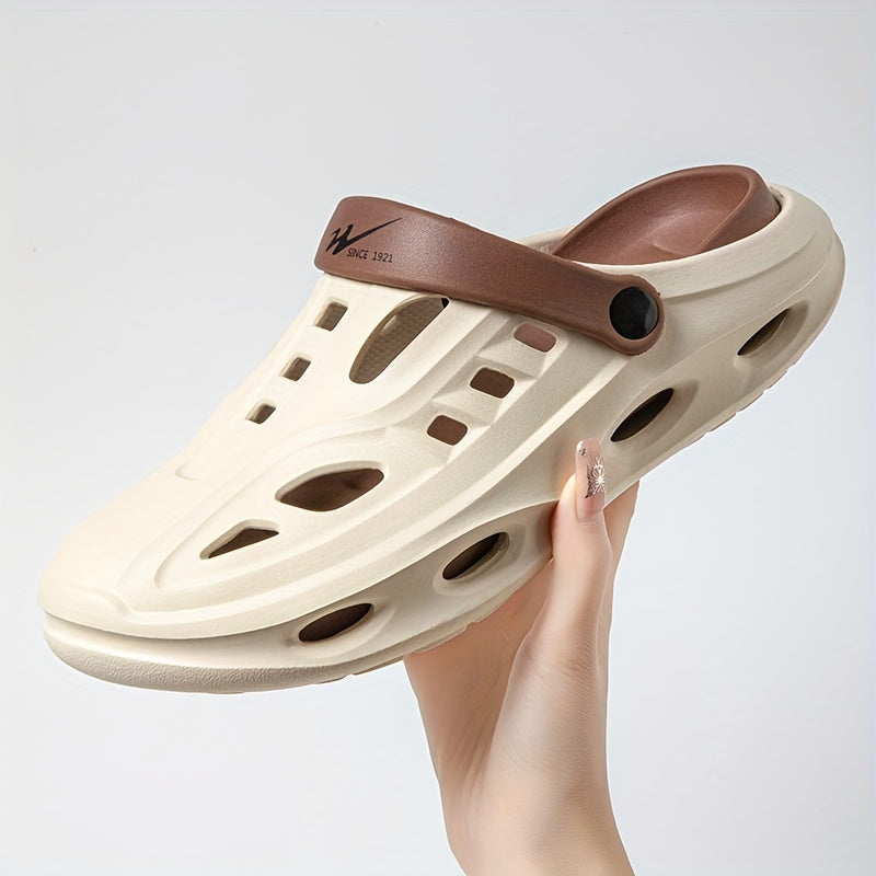 Fashion Forward Hollow Out Slippers for Trendsetting Men