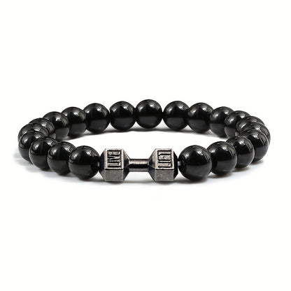 Black Weathered Adjustable Beads Bracelet - Buy 2 Get 1 Free