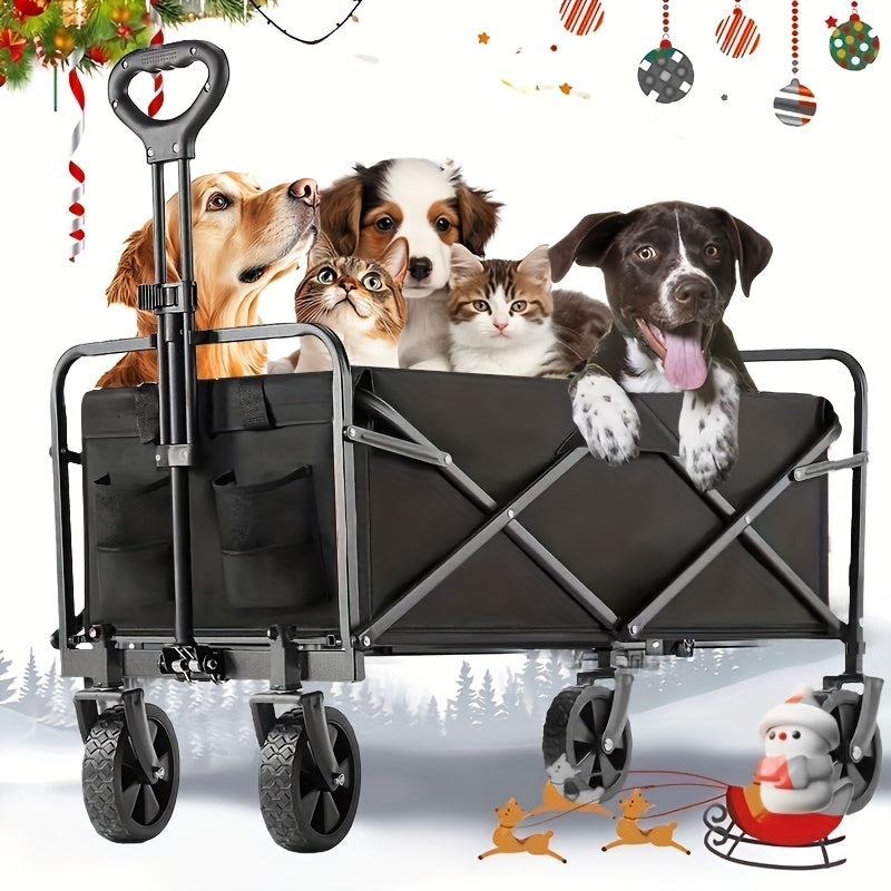 Heavy-Duty Collapsible Wagon for All-Terrain Transport