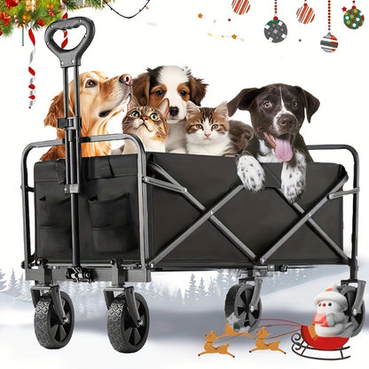 Heavy-Duty Collapsible Wagon for All-Terrain Transport