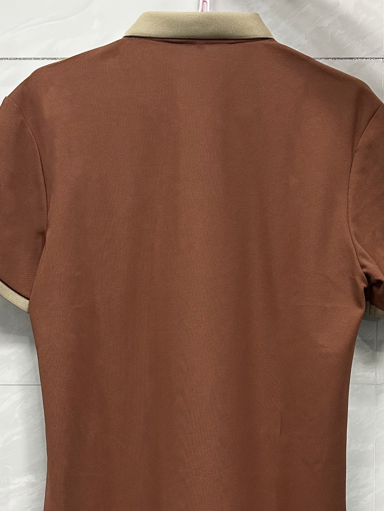 High-End Embroidered Men's Polo Shirt for Summer Style